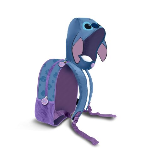 STITCH kapucí batoh z voděodolné látky - 26cm X 31cm X 11cm