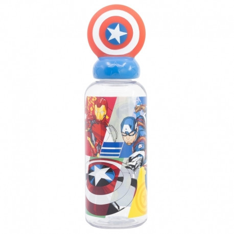 3D FIGURÁLNÍ LAHEV 560 ML KAPITÁN AMERIKA