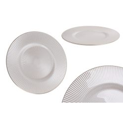 V TALÍŘ ŽEBROVANÝ BÍLÝ 21*1,3