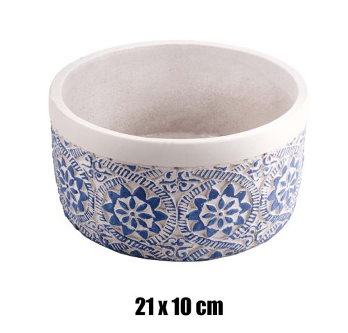 BET.KAS.TÁL MODRÝ KVĚT 21*10