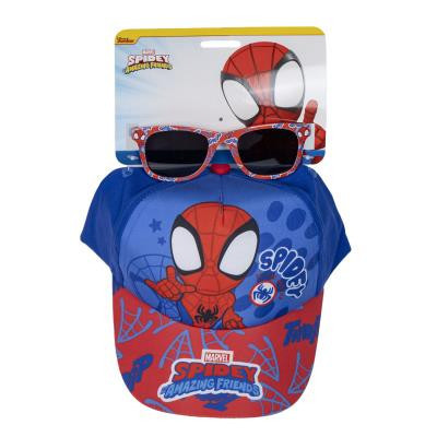Basebalová čepice + sluneční brýle - Spiderman