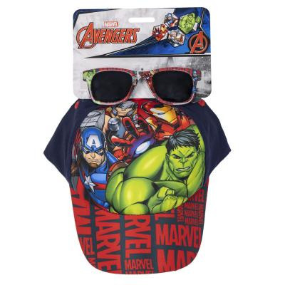 Baseballová čepice + sluneční brýle set - Avengers