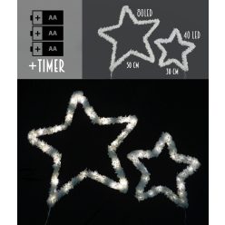 SVĚTL.HVĚZDA*2+LED SNĚŽENÝ 30/50