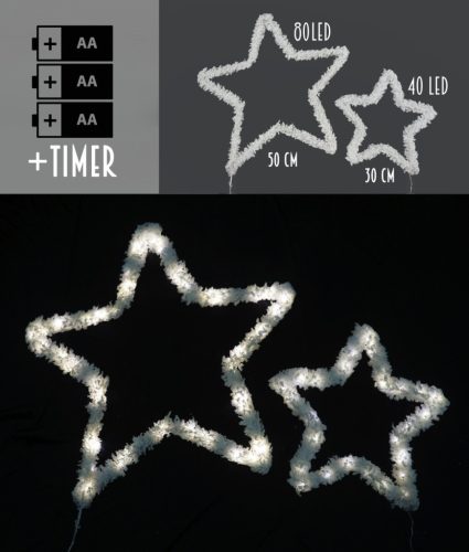 SVĚTL.HVĚZDA*2+LED SNĚŽENÝ 30/50
