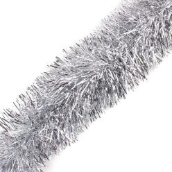 BOA ŠIROKÝ TLUSTÝ STŘÍBRNÝ12CM*2M