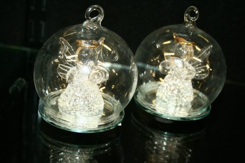 STŘÍKAČKA LED KULIČKA/ANDĚL 2S 7CM