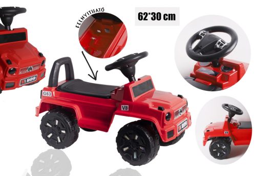 DĚTSKÉ AUTO ČERVENÉ 67*30