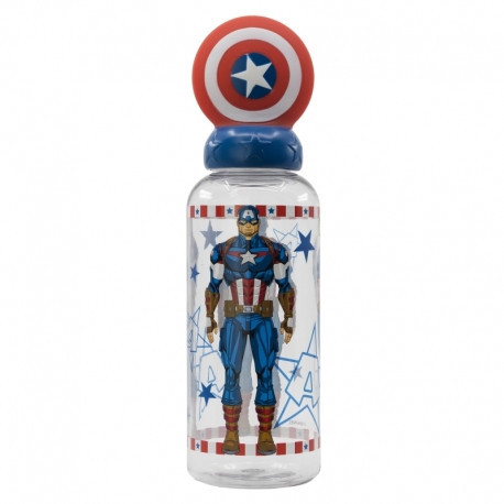 3D PLASTOVÁ LAHEV 560 ML AVENGERS - KAPITÁN AMERIKA