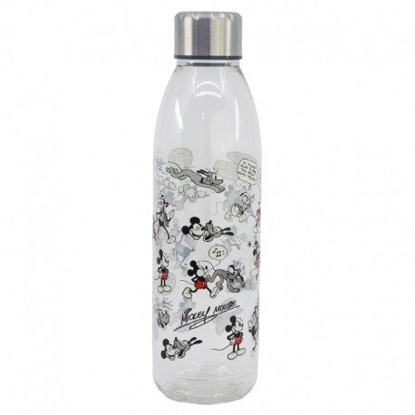 SKLENĚNÁ LAHEV NA VODU 980 ML MICKEY MOUSE VINTAGE