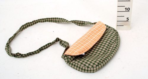 RAMENNÍ TAŠKA ZELENÁ KOSTKA 25CM