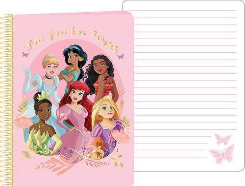 Disney princezny A5 velikost spirálový zápisník 14,5x21cm FSC