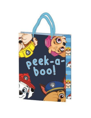 Dárekový pytel 34x26x12cm. 4 ks FSC Paw Patrol Blue