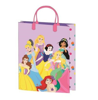 Dárková taška 32x27x10 cm, laminovaná plastová plocha - Disney Princess