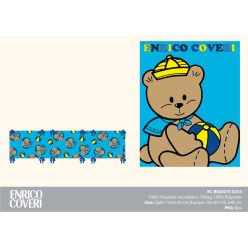   Enrico Coveri dětský postýlka set - 2dílná dětská postýlka sada - modrá - 120 x 150 cm