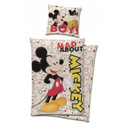 MICKEY EGÉR Ágyneműgarnitúra 100% pamut 140x200 + 65x65