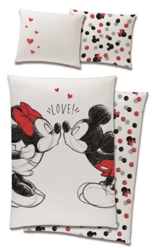 MICKEY MOUSE ložní souprava s motivem lásky 100% bavlna 140x200 + 70x90