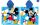 Disney Mickey Mouse rychleschnoucí župan - 55x110 cm