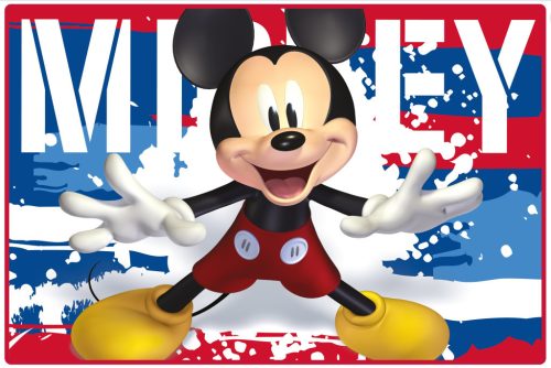 Disney Mickey myš koupelnový koberec, vstupní koberec - 80 x 120 cm