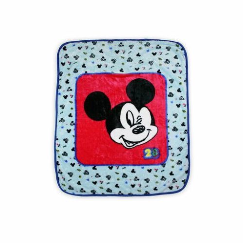 Mickey Mouse dětská deka pro chlapce - 110 x 140 cm - světle modrá