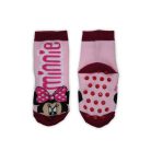 Protiskluzové dětské ponožky - Minnie Mouse - plyšové - Minnie nápisem - růžová - 19-22