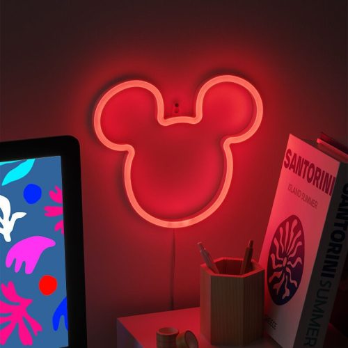 Mickey Mouse LED stěnové neonové světlo