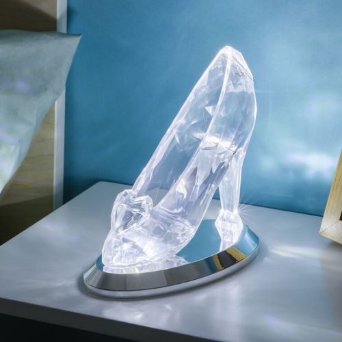 Skleněná bota Popelka 3D náladové osvětlení