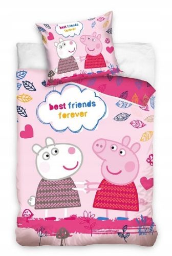 PEPPA PRASE Ložní prádlo set 100% bavlna 140x200 + 60x70