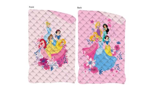 Disney Princesses oboustranná přikrývka, přehoz na postel - 170 x 260 cm
