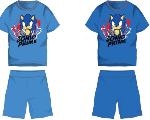 Sonic bavlněný letní set - tričko-šortky