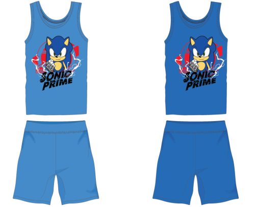 Sonic bavlněný letní set - tričko-šortky