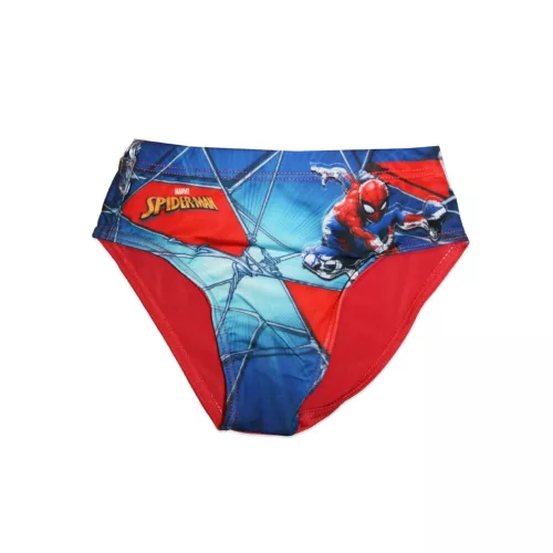 Plavkové spodní díl Spiderman chlapečkům - s nápisem Spiderman - červené - 122