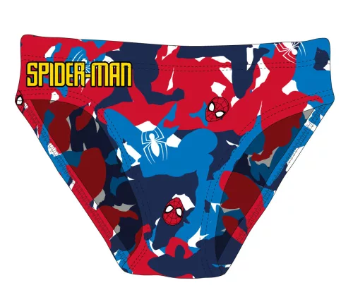 Spiderman chlapecké koupací kalhotky - červené-středně modré-tmavě modré - 110