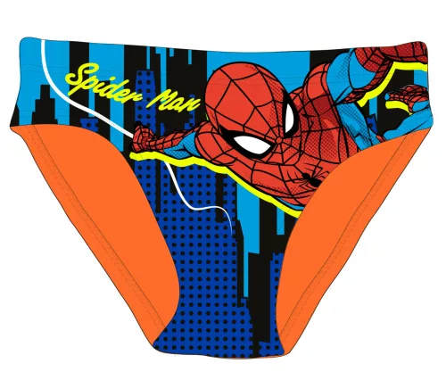 Spiderman chlapec koupací kalhoty - UV oranžové - 116
