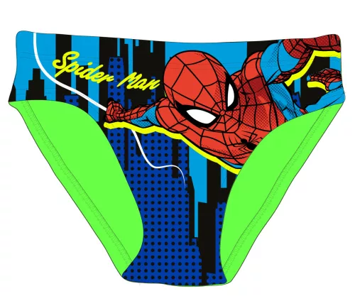 Spiderman chlapec koupací kalhoty - UV zelené - 116