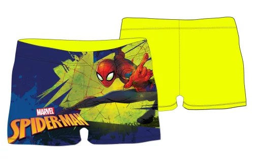 Spiderman chlapec plavky - UV žluté - 116