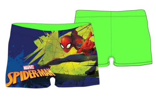 Spiderman chlapec plavky - UV zelené - 110