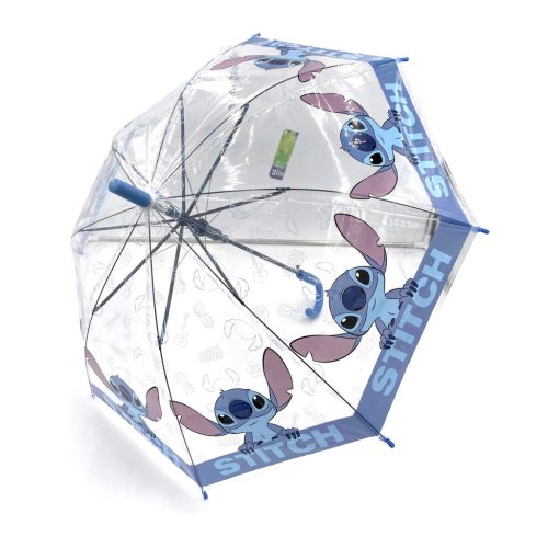 Disney Stitch poloautomatický deštník - 74cm - Průhledný