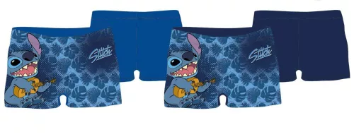 Stitch chlapecké boxerky - středně modré - 116
