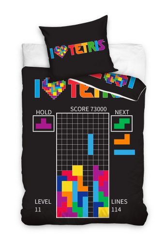 Tetris povlečení na postel 140x200 cm, 70x90 cm